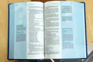 NIV, Quest Study Bible, Personal Size, Leathersoft, Blue, Comfort Print