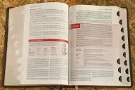 NIV Life Application Study Bible, Third Edition, Bonded Leather, Brown, Red Letter, Thumb Indexed