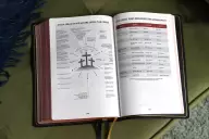 KJV, Thompson Chain-Reference Bible, Large Print, Genuine Leather, Cowhide, Black, Red Letter, Comfort Print