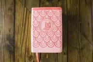 NIrV, Giant Print Compact Bible for Girls, Leathersoft, Peach, Comfort Print