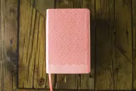 NIrV, Giant Print Compact Bible, Leathersoft, Peach, Comfort Print