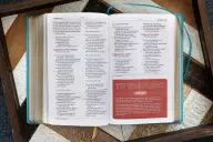 NKJV, Teen Study Bible, Leathersoft, Teal, Comfort Print
