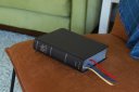 NIV, Life Application Study Bible, Third Edition, Genuine Leather, Cowhide, Black, Art Gilded Edges, Red Letter, Thumb Indexed