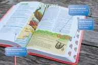 NIrV, Adventure Bible for Early Readers, Leathersoft, Coral, Full Color, Thumb Indexed Tabs