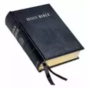 NRSV Lectern Bible Anglicised: Black, Goatskin