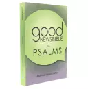 Good News Bible Dyslexia-Friendly Book Of Psalms, Green, Paperback, Book Introduction, Map, Annie Vallotton Illustrations, Large Print, Wide Line Spacing