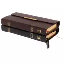 KJV Classic Companion Bible:  Black Bonded Leather, Snap Flap
