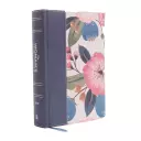 NIV, The Woman's Study Bible, Cloth over Board, Blue Floral, Full-Color, Study Notes, Ribbon Marker