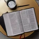 KJV, Reference Bible, Giant Print, Cloth Over Board, Blue, Red Letter Edition