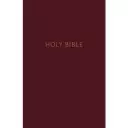 NKJV Pew Bible, Burgundy, Hardcover, Red Letter, Comfort Print, Charts, Maps