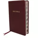 KJV Holy Bible: Large Print Thinline, Burgundy Leathersoft, Red Letter, Comfort Print (Thumb Indexed): King James Version