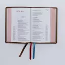 NKJV, Single-Column Reference Bible, Cloth Over Board, Gray, Comfort Print