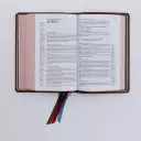 NKJV, Single-Column Reference Bible, Genuine Leather, Black, Comfort Print