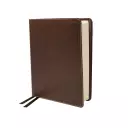 NKJV, Journal the Word Bible, Bonded Leather, Brown, Red Letter, Comfort Print