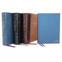 NKJV, MacArthur Study Bible, 2nd Edition, Leathersoft, Blue, Thumb Indexed, Comfort Print