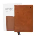 NET Bible, Thinline Large Print, Leathersoft, Brown, Thumb Indexed, Comfort Print