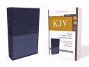 KJV Holy Bible: Value Large Print Thinline, Blue Leathersoft, Red Letter, Comfort Print: King James Version
