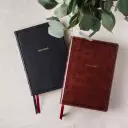 KJV Holy Bible: Giant Print Thinline Bible, Brown Leathersoft, Red Letter, Comfort Print (Thumb Indexed): King James Version