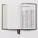 NKJV, End-of-Verse Reference Bible, Compact, Leathersoft, Brown, Red Letter, Comfort Print