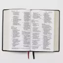 NKJV, End-of-Verse Reference Bible, Compact, Leathersoft, Black, Red Letter, Comfort Print