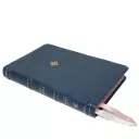 NKJV, Thinline Bible, Leathersoft, Navy, Thumb Indexed, Red Letter, Comfort Print