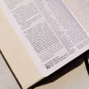 NKJV Holy Bible, Giant Print Center-Column Reference Bible, Black Leathersoft, 72,000+ Cross References, Red Letter, Comfort Print: New King James Version