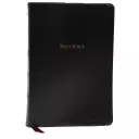 NKJV Holy Bible, Super Giant Print Reference Bible, Black Leathersoft, Thumb Indexed, 43,000 Cross references, Red Letter, Comfort Print: New King James Version