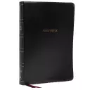 NKJV Holy Bible, Super Giant Print Reference Bible, Black Leathersoft, Thumb Indexed, 43,000 Cross references, Red Letter, Comfort Print: New King James Version