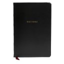 NKJV Holy Bible, Giant Print Center-Column Reference Bible, Black Leathersoft, Thumb Indexed, 72,000+ Cross References, Red Letter, Comfort Print: New King James Version