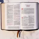 KJV, Personal Size Reference Bible, Sovereign Collection, Leathersoft, Brown, Red Letter, Comfort Print