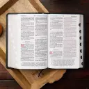 KJV, Personal Size Reference Bible, Sovereign Collection, Genuine Leather, Black, Red Letter, Thumb Indexed, Comfort Print