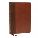 KJV Holy Bible: Large Print Verse-by-Verse with Cross References, Brown Leathersoft, Comfort Print: King James Version (Maclaren Series)