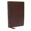 KJV Holy Bible: Large Print Verse-by-Verse with Cross References, Brown Genuine Leather, Comfort Print: King James Version (Maclaren Series)