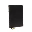 NKJV, Large Print Verse-by-Verse Reference Bible, Maclaren Series, Leathersoft, Black, Comfort Print