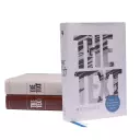 The TEXT Bible: Uncover the message between God, humanity, and you (NET, Brown Leathersoft, Comfort Print)