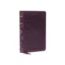 NKJV, Personal Size Reference Bible, Sovereign Collection, Leathersoft, Purple, Red Letter, Comfort Print