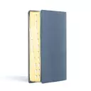 CSB Life Counsel Bible, Slate Blue LeatherTouch, Indexed