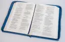 NIV Larger Print Blue Soft-tone Bible with Zip