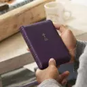 KJV Holy Bible: Compact with 43,000 Cross References, Purple Leathersoft with zipper, Red Letter, Comfort Print: King James Version