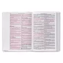 KJV Compact, Bible, White, Imitation Leather, Gift, Red Letter, Thematic Scripture Verse Finder, Reading Plan, Maps