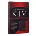 KJV Large Print Thumb Index Edition: Brown