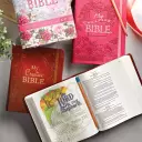 KJV My Creative Journaling Bible, Pink, Imitation Leather, Wide Margin, Illustrated, Colouring, Ribbon Marker
