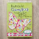 Coloring Book Wirebound Inspirational for Girls