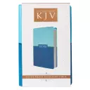KJV Giant Print Lux-Leather Blue