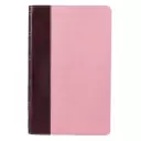 KJV Giant Print Lux-Leather Pink/Brown