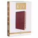 KJV Super Giant Print, Bible, Burgundy, Imitation Leather, Cross-References, Maps, Concordance, Thematic Scripture Finder, Ribbon Marker, Gilt Edge