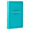 KJV Budget Gift & Award Lux-Leather Turquoise