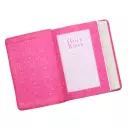 KJV Compact Large Print Lux-Leather Pink