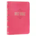 KJV Compact Large Print Lux-Leather Pink