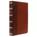KJV Giant Print Bible, Brown, Imitiation Leather, Red Letter, Reading Plan, Thematic Verse Finder, Gitl Edged, Ribbon Marker, Concordance, Maps, Cross-Reference
